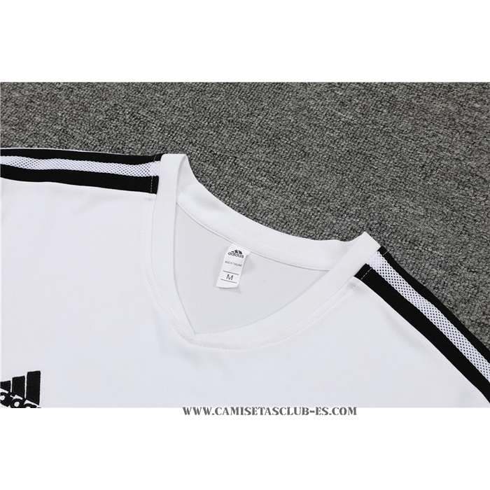 Chandal del Real Madrid 22-23 Manga Corta Blanco - Pantalon Corto